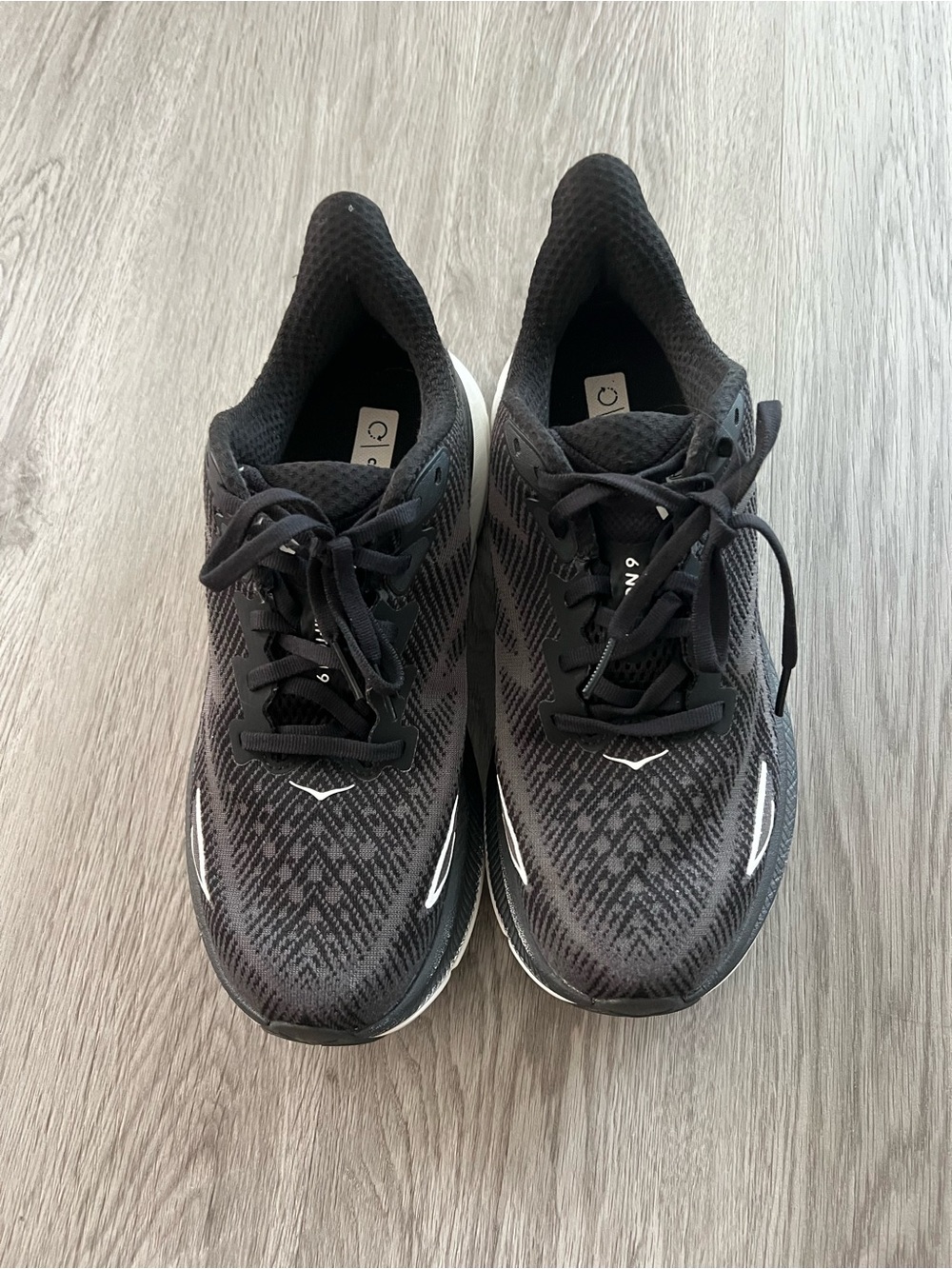 Hoka Black Athletic Running Shoes